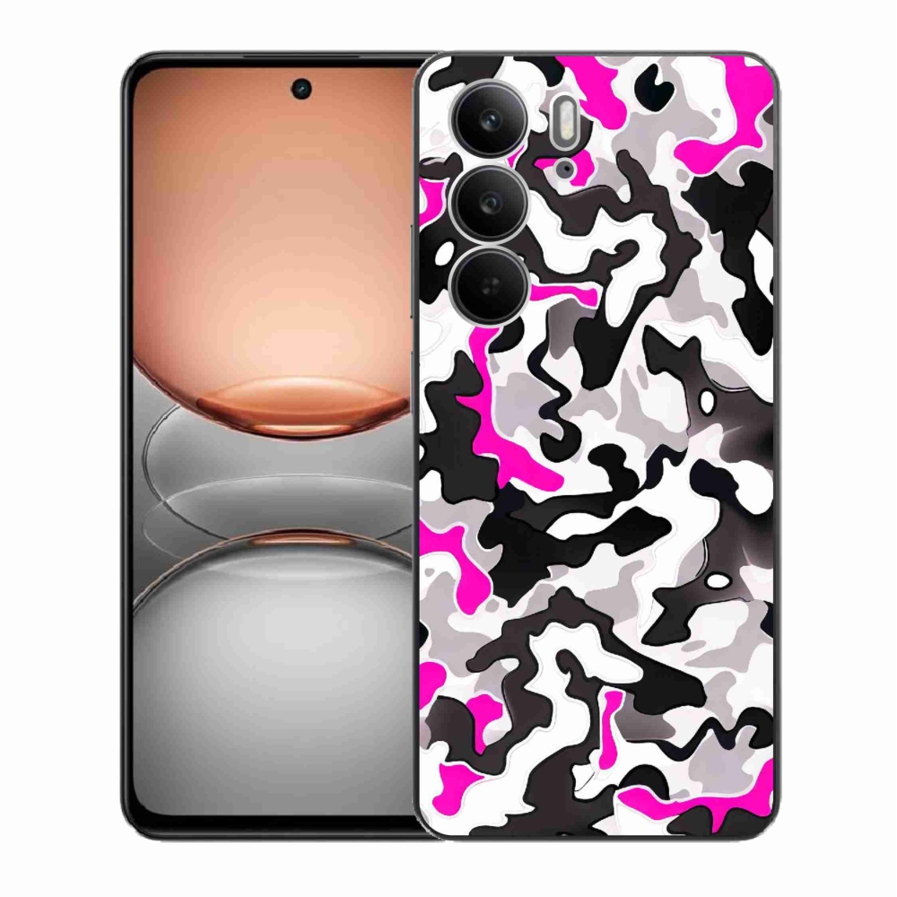 Gelový kryt mmCase na Realme C75 - maskáčový vzor 5