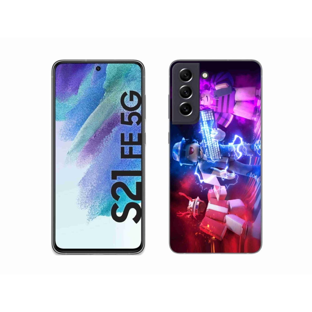 Gelový kryt mmCase na Samsung Galaxy S21 FE 5G - roblox