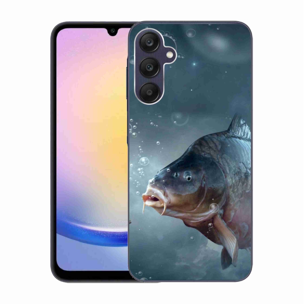 Gelový kryt mmCase na Samsung Galaxy A25 5G - kapr a bublinky