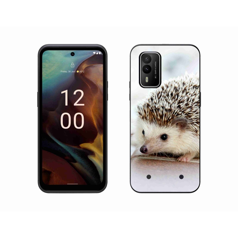 Gelový kryt mmCase na Nokia XR21 - ježek