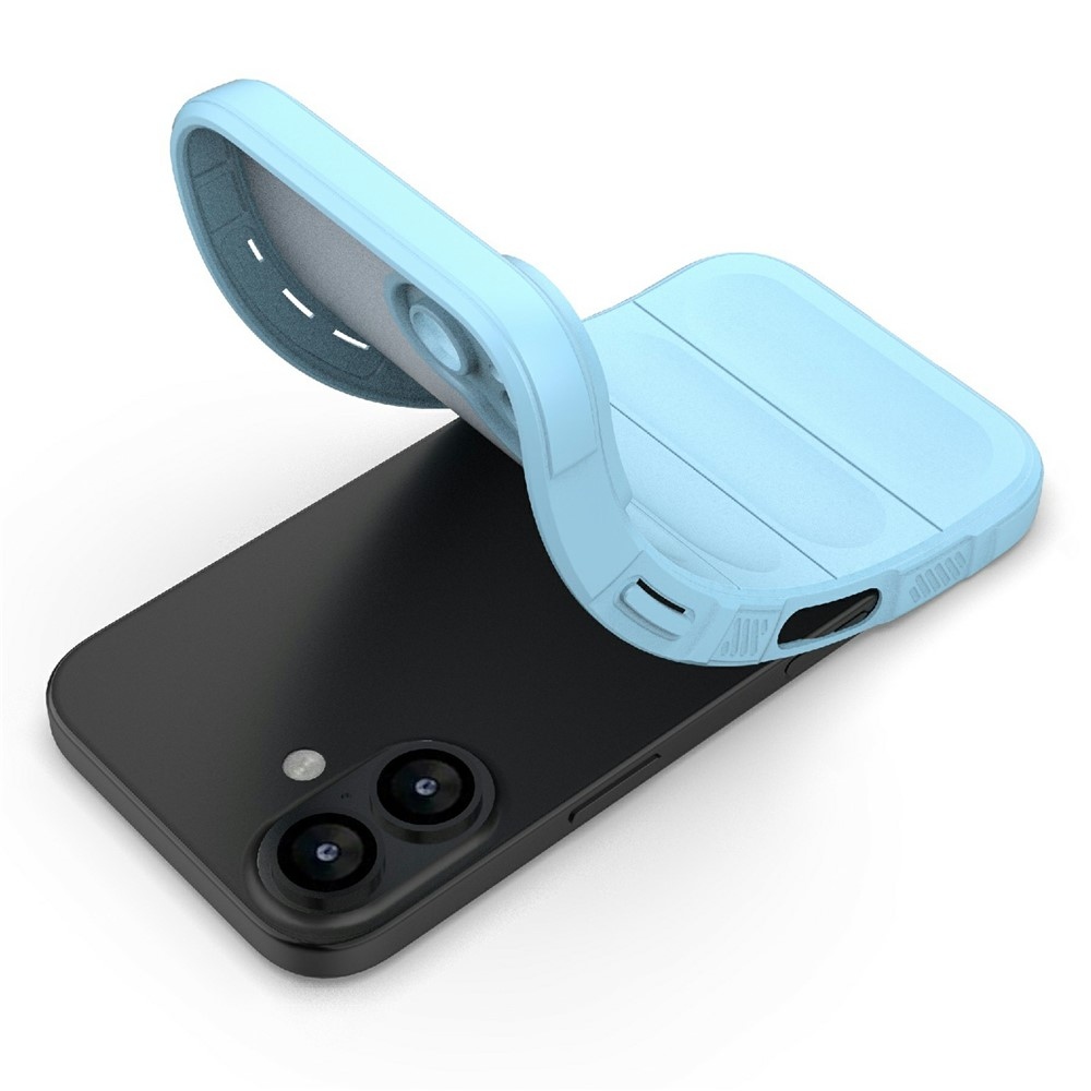 Rugg odolný gelový obal na iPhone 17 - světlemodrý