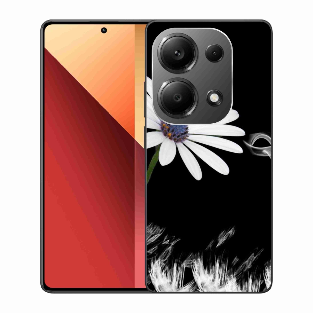 Gelový kryt mmCase na Xiaomi Redmi Note 13 Pro 4G/Poco M6 Pro - bílá květina
