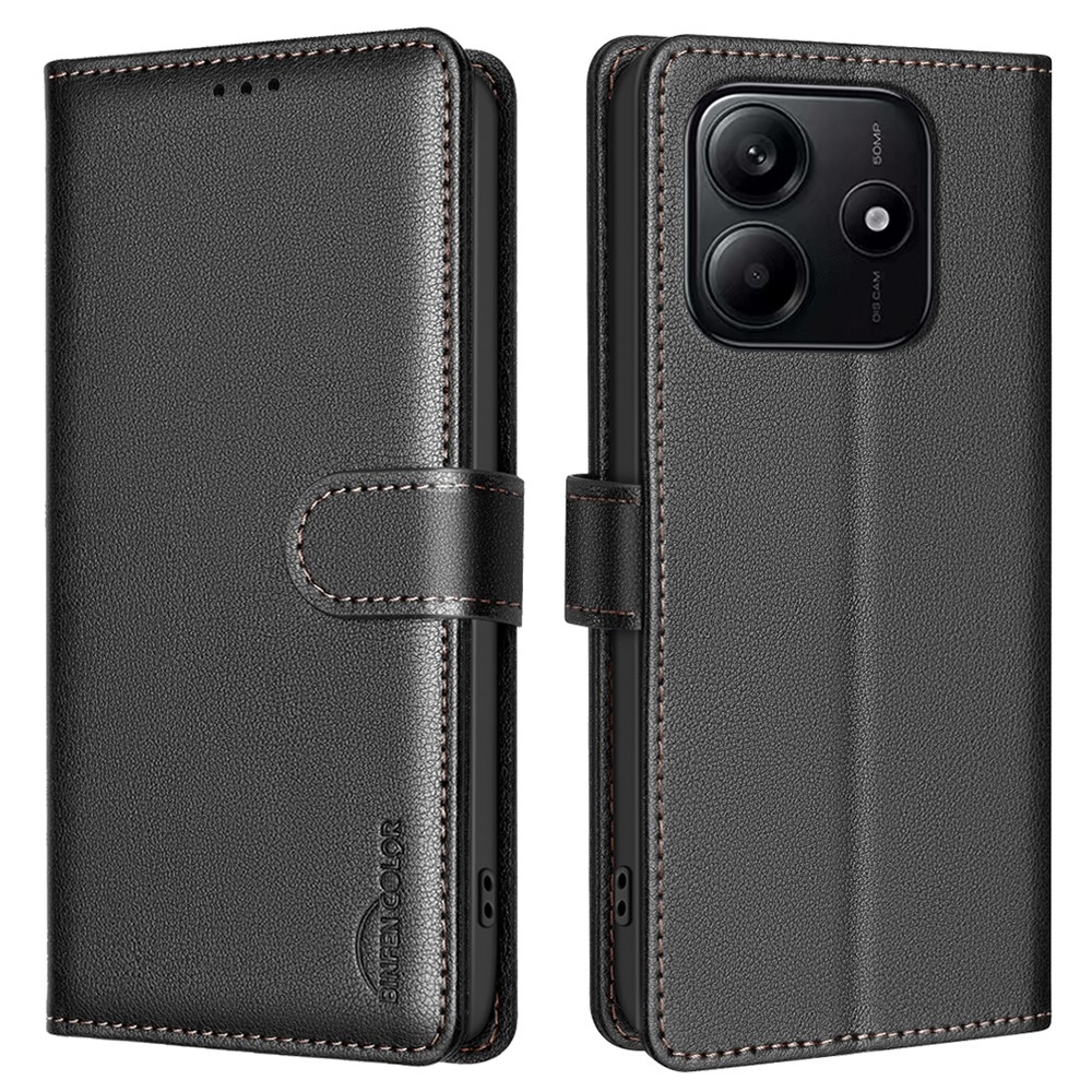 BNF knížkové pouzdro na Xiaomi Redmi Note 14 5G - černé