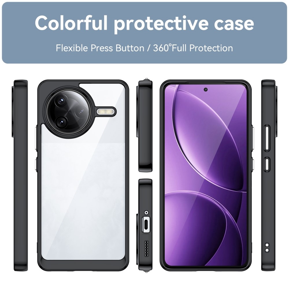 Gelový obal s pevnými zády na Xiaomi Poco F7 Ultra - černý