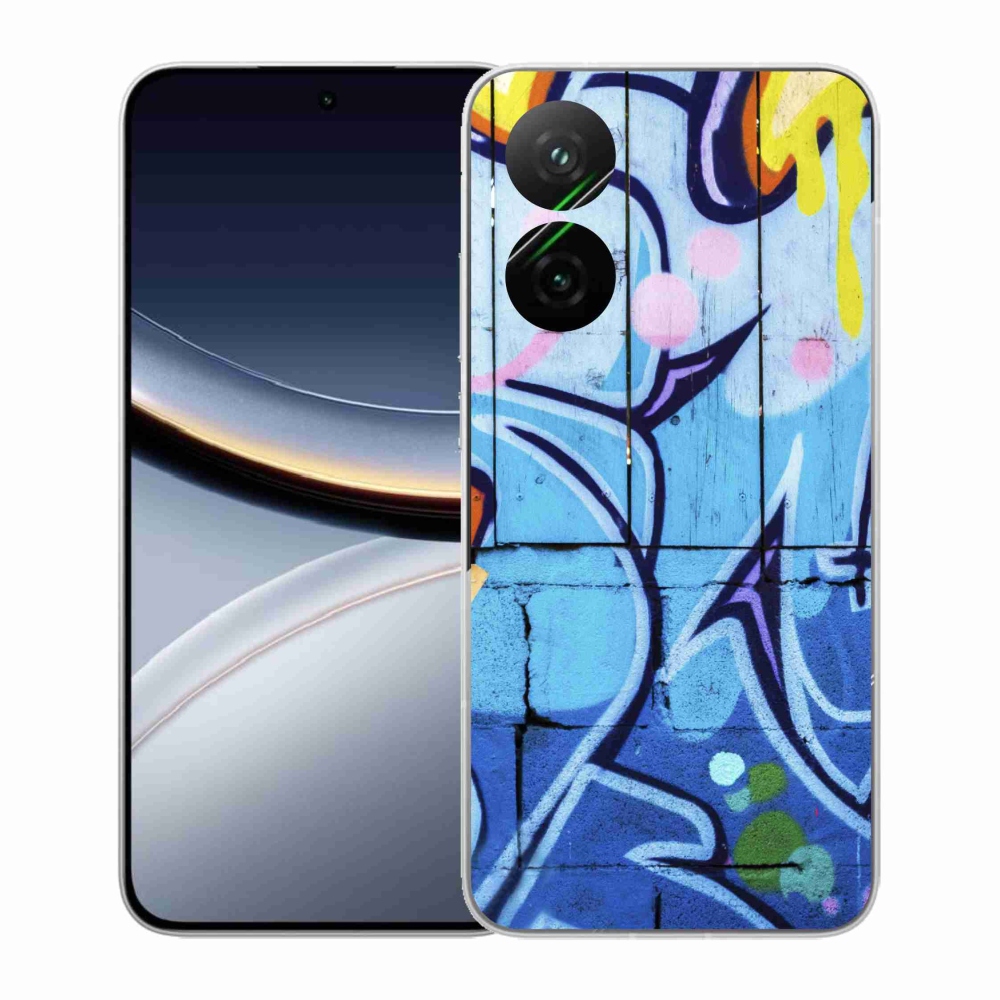 Gelový kryt mmCase na Xiaomi Poco F7 5G - graffiti