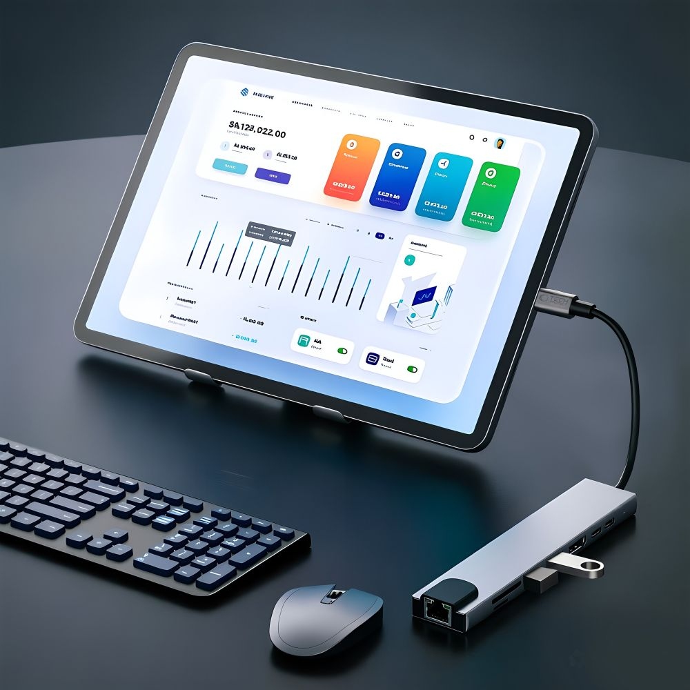 Tech-Protect HB09 USB-C adaptér 8v1 s HDMI, USB, RJ45 a čtečkou karet