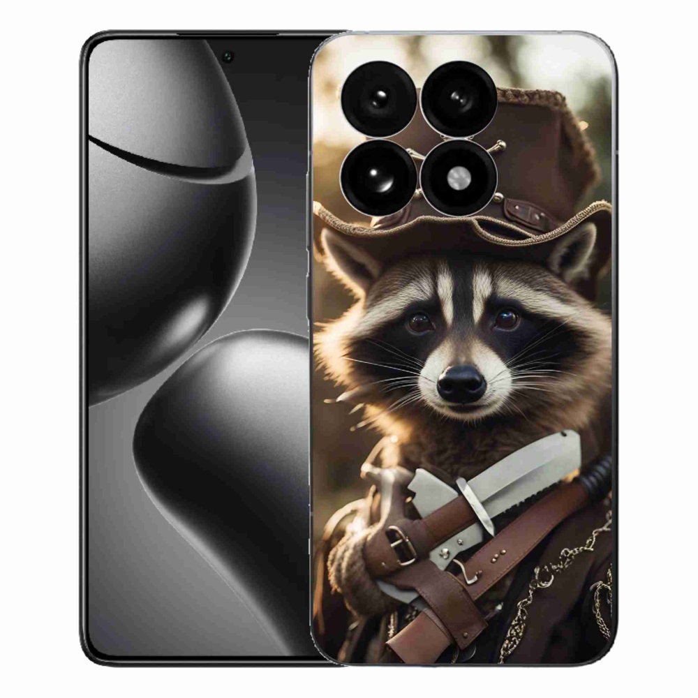 Gelový kryt mmCase na Xiaomi 15T - mýval v uniformě