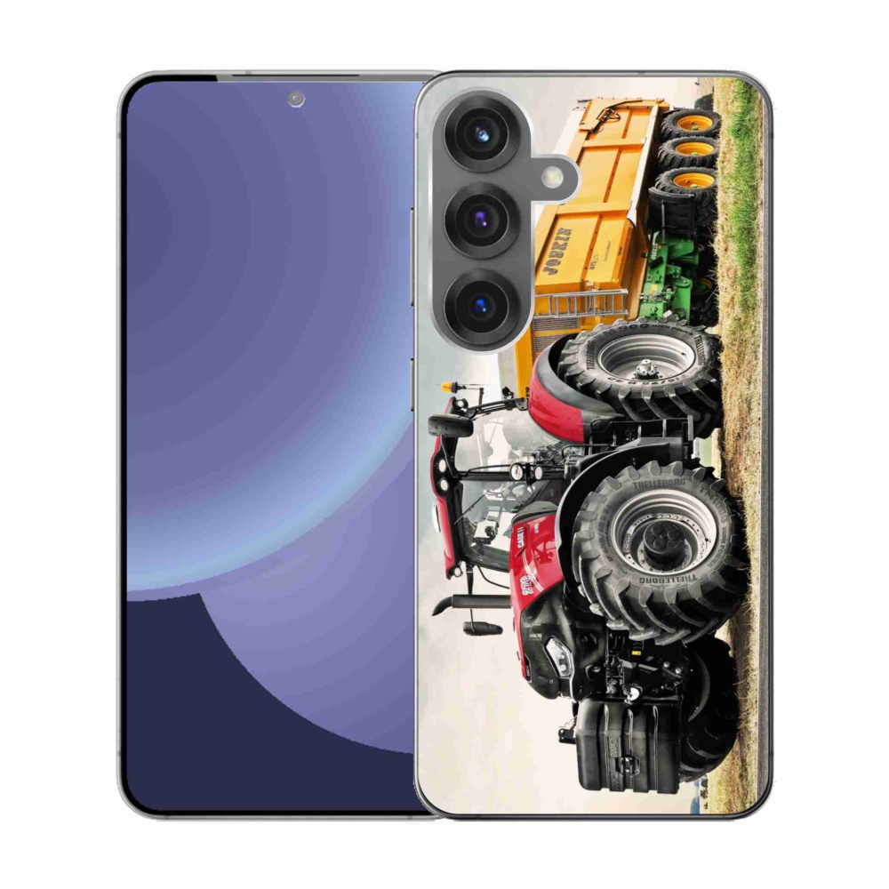 Gelový kryt mmCase na Samsung Galaxy S25 - traktor 3