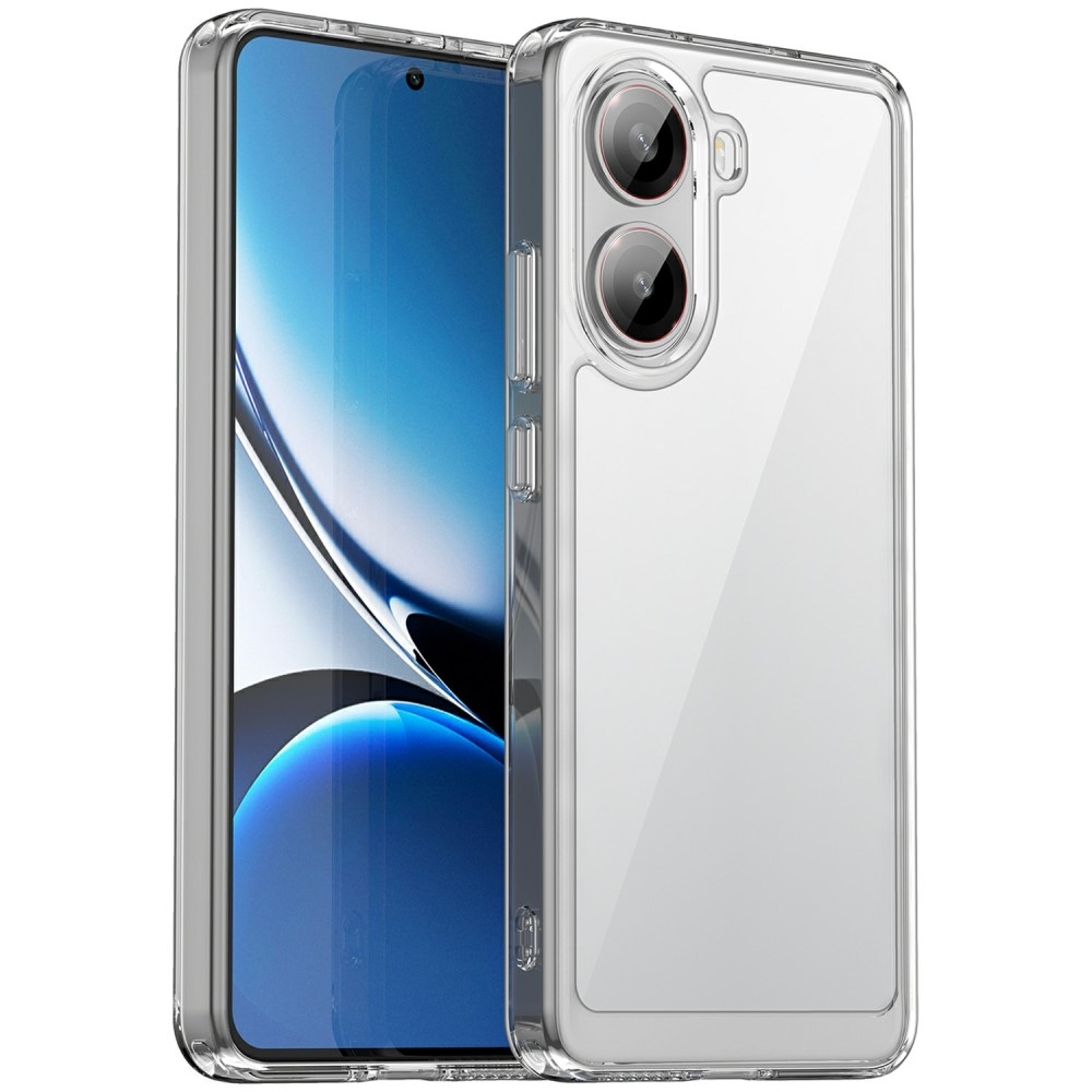 Gelový obal s pevnými zády na Xiaomi Poco X7 Pro 5G - průhledný