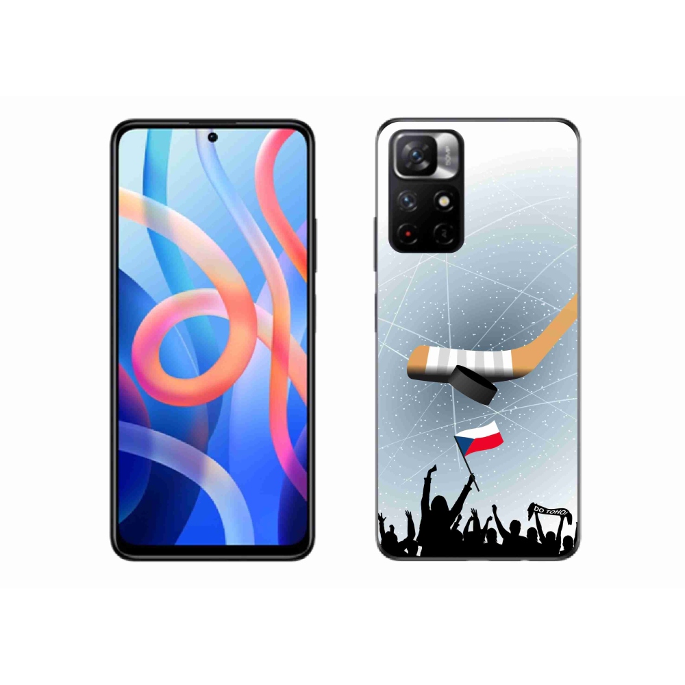 Gelový kryt mmCase na Xiaomi Redmi Note 11S 5G - fanoušci hokeje