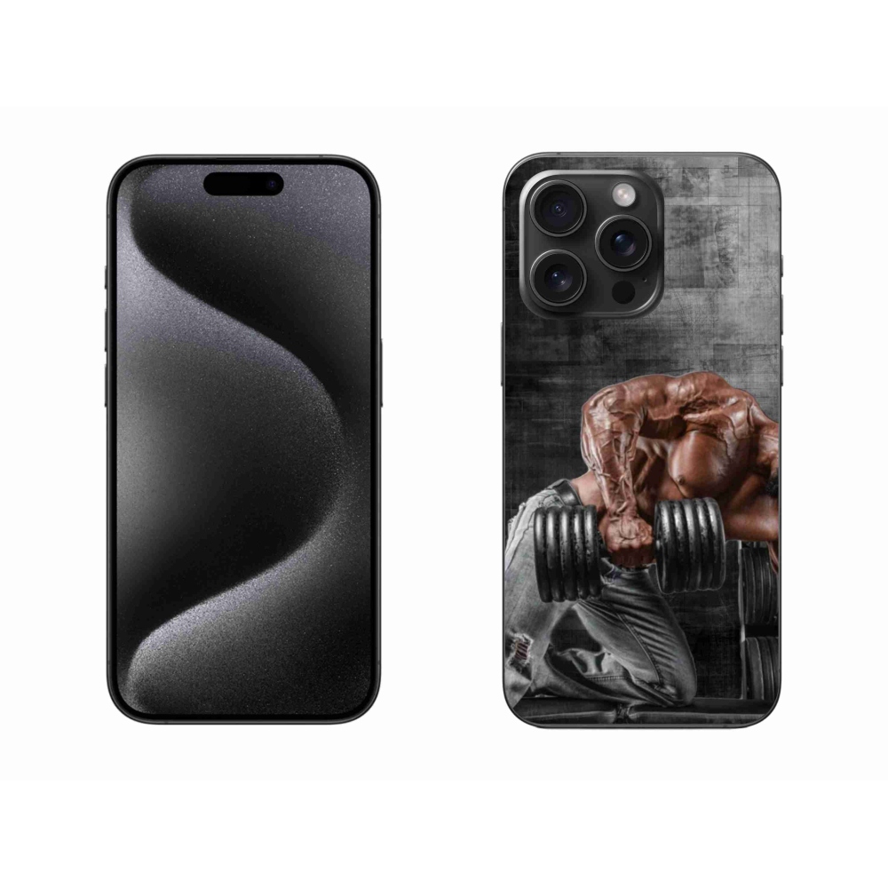 Gelový kryt mmCase na iPhone 15 Pro Max - posilování 1