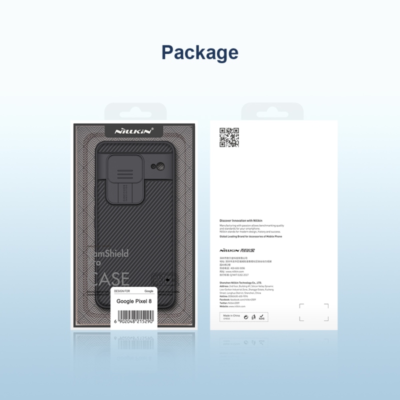 Nillkin CamShield PRO Zadní Kryt pro Google Pixel 8 Black