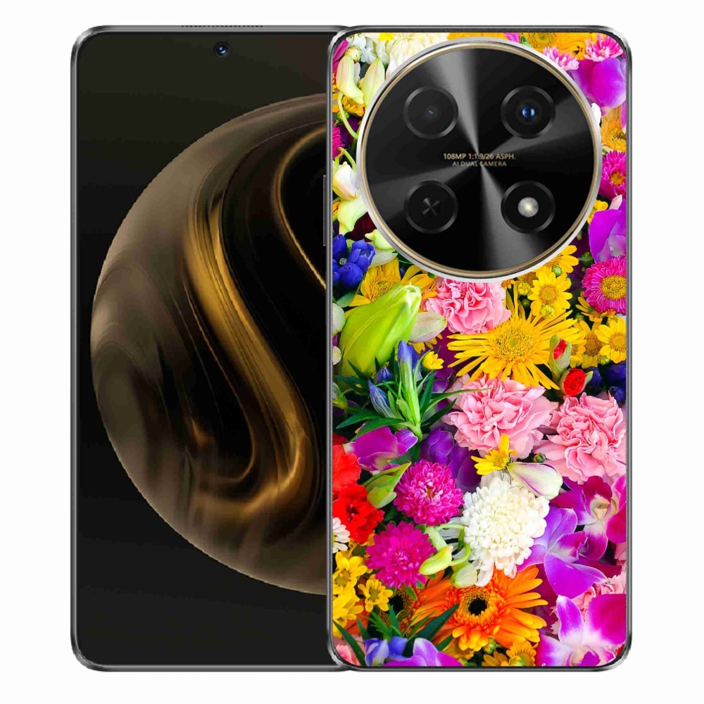 Gelový kryt mmCase na Huawei Nova 12i - květiny 12