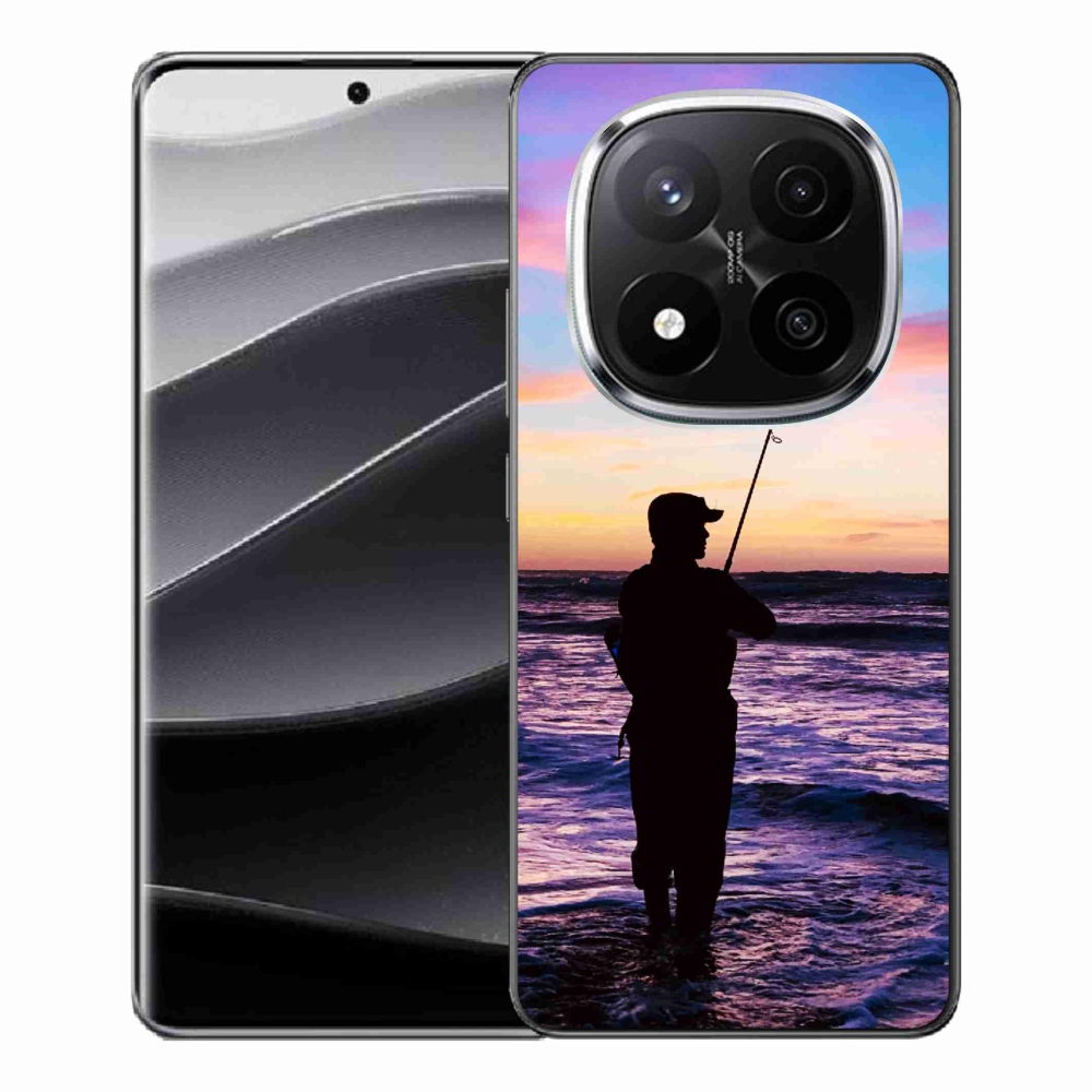 Gelový kryt mmCase na Xiaomi Redmi Note 14 Pro+ 5G - rybaření 1