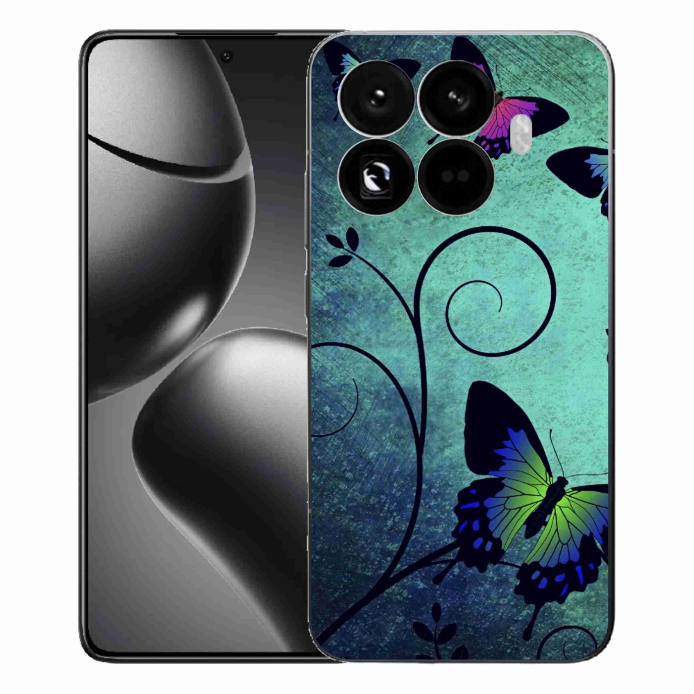 Gelový kryt mmCase na Xiaomi 15T Pro - barevní motýli