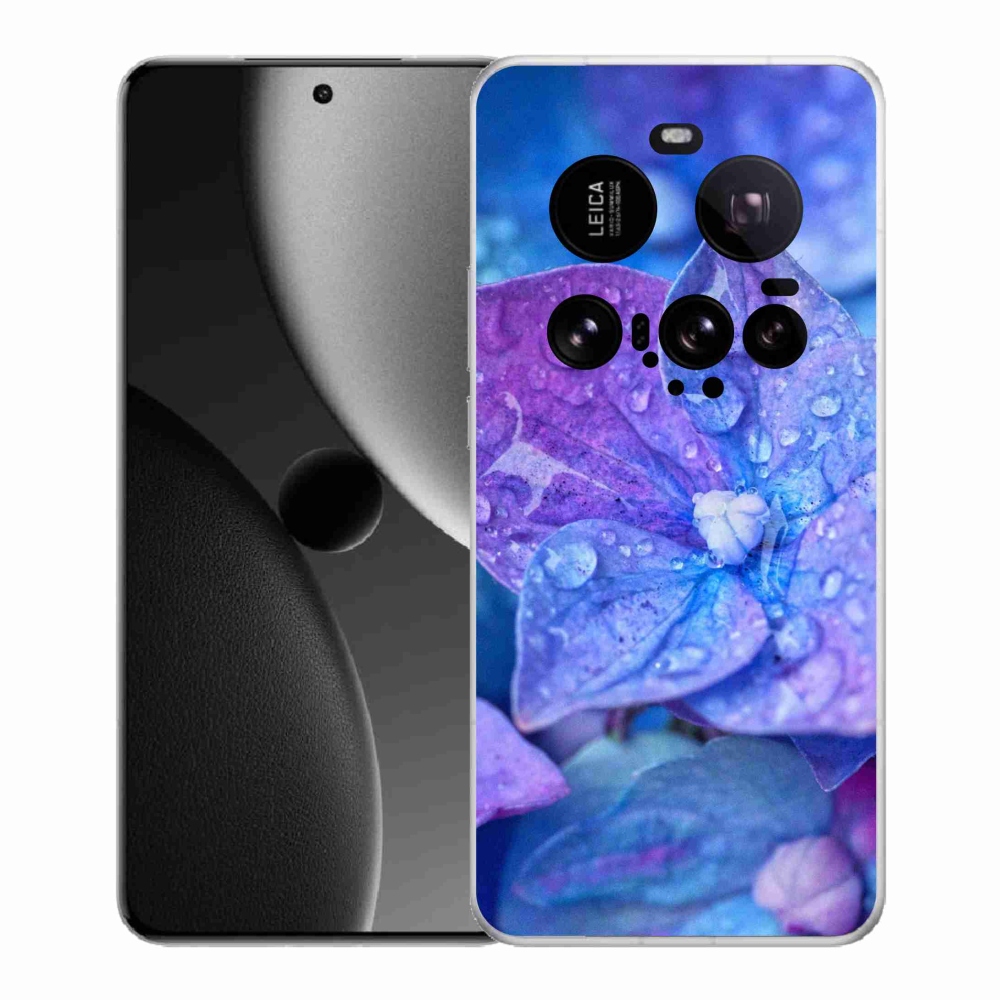 Gelový kryt mmCase na Xiaomi 15 Ultra - fialový květ
