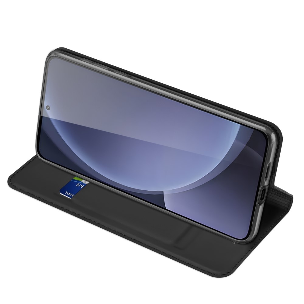 DUX knížkové pouzdro na Samsung Galaxy S25 - černé