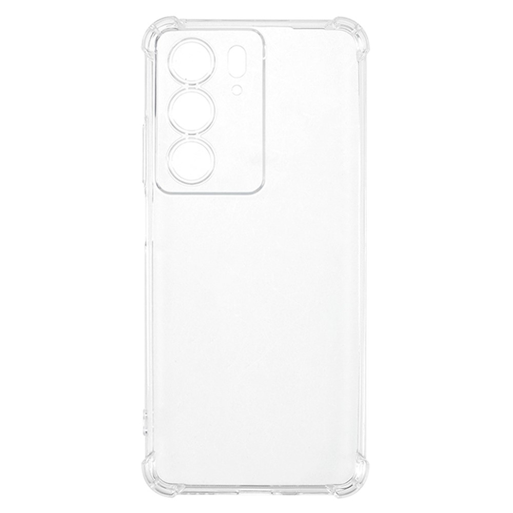 Průhledný gelový obal s vyztuženými rohy na Realme 14x 5G/Realme C75 - průhledný