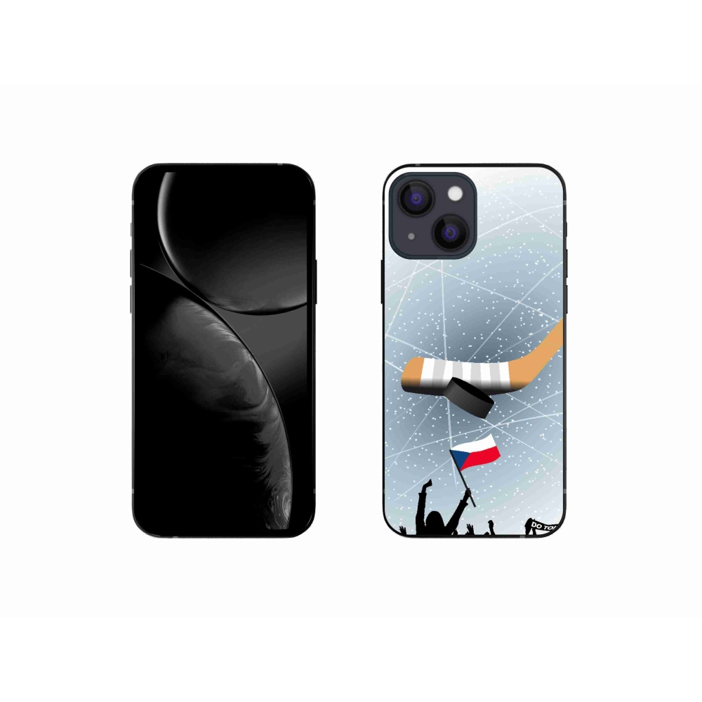 Gelový kryt mmCase na iPhone 13 mini 5.4 - fanoušci hokeje