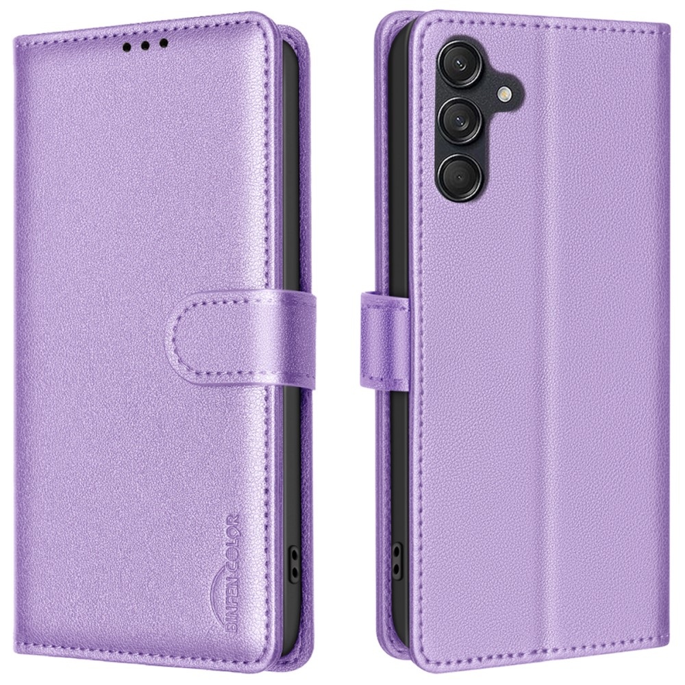 BINFEN knížkové pouzdro na Samsung Galaxy A36 5G - fialové