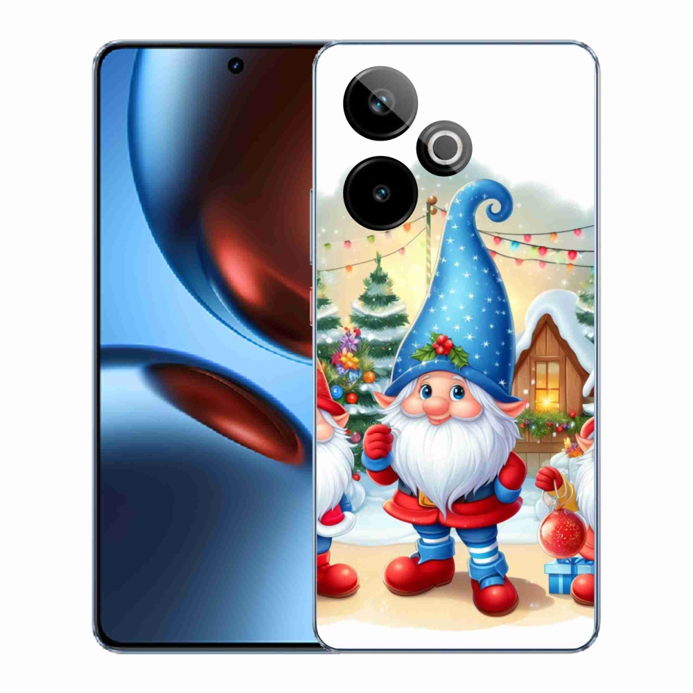 Gelový kryt mmCase na Realme GT 7 5G/GT 7T 5G - vánoční skřítci