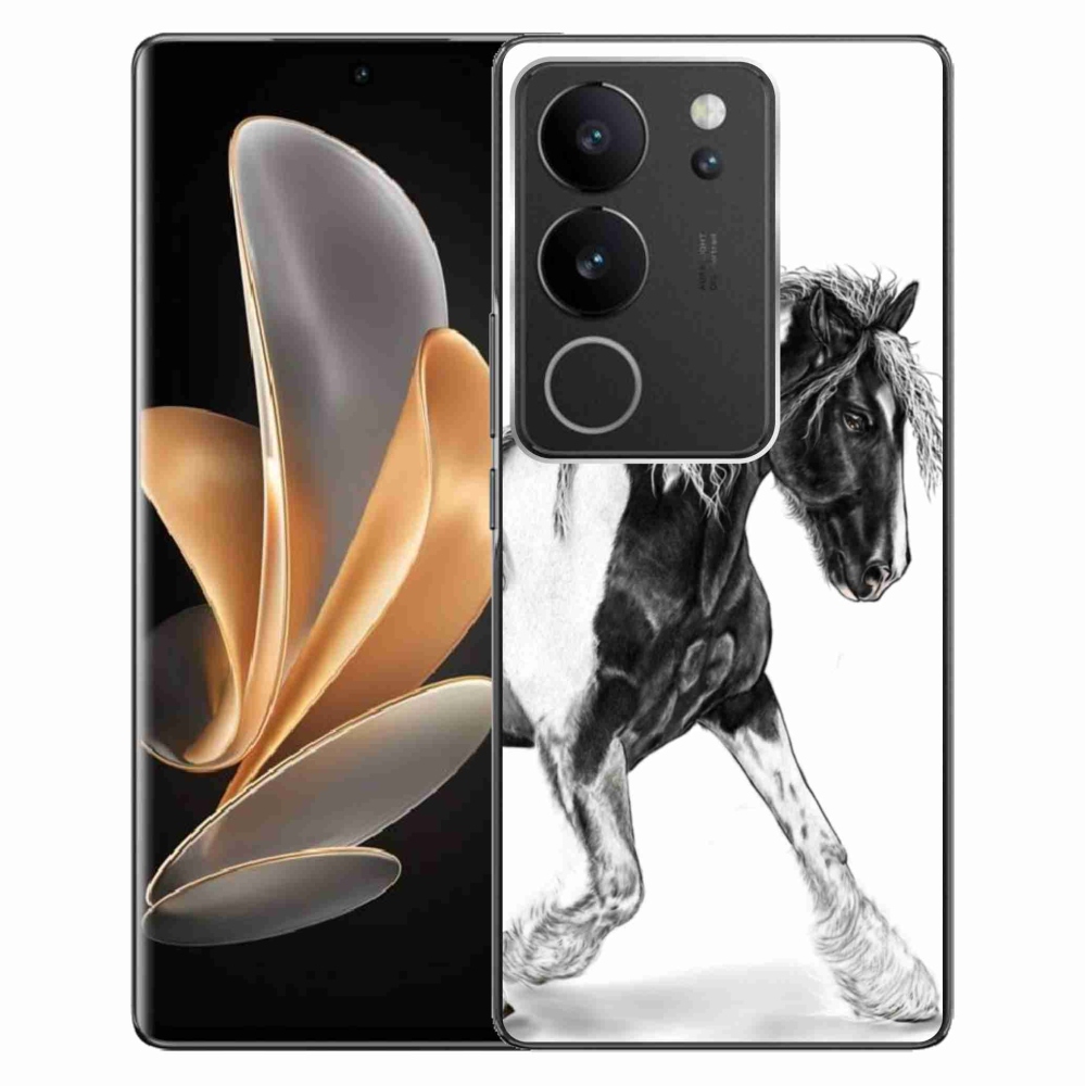 Gelový kryt mmCase na Vivo V29 5G - kůň