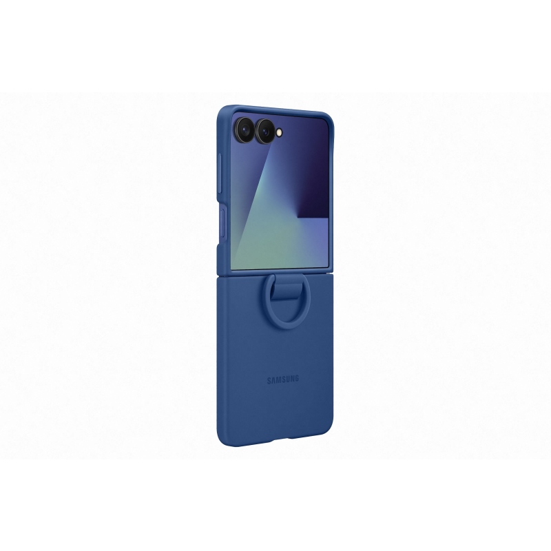 EF-PF766TNE Samsung Silikonový Kryt s Kroužkem pro Galaxy Z Flip 7 Blue