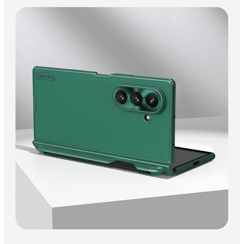 Nillkin Super Frosted FOLD Magnetic Pen Slot Zadní Kryt pro Samsung Galaxy Z Fold 7 Dark Green