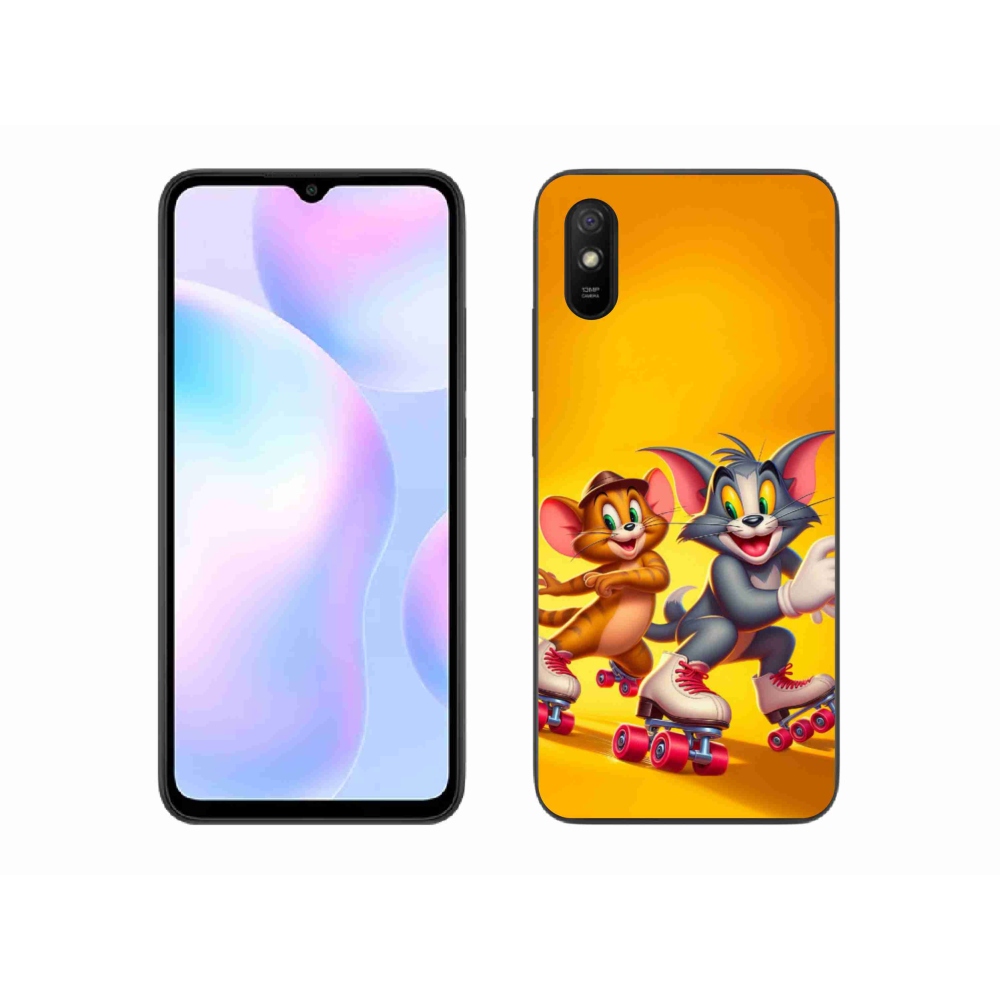 Gelový kryt mmCase na Xiaomi Redmi 9AT - tom a jerry