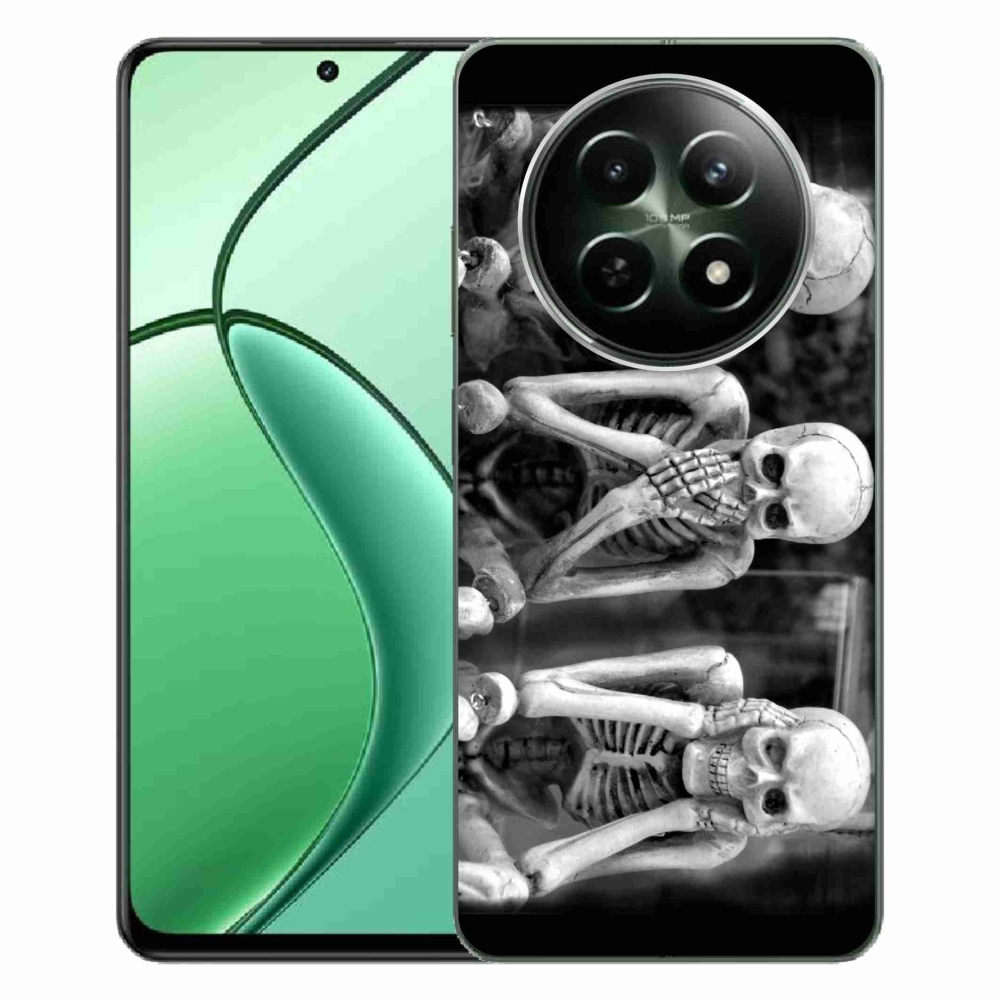 Gelový kryt mmCase na Realme 12 5G/12x 5G - kostlivci