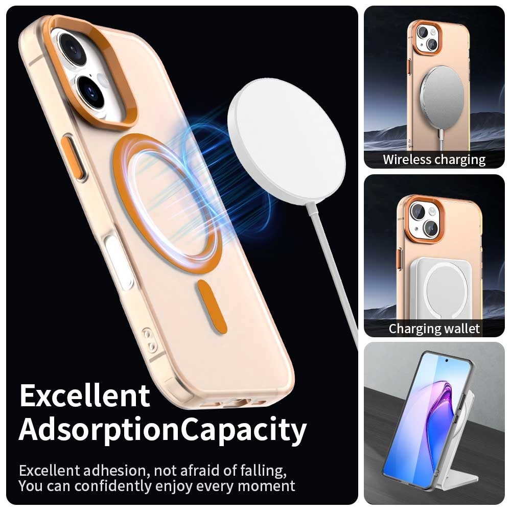 Candy gelový obal MagSafe pro iPhone 17 - oranžový