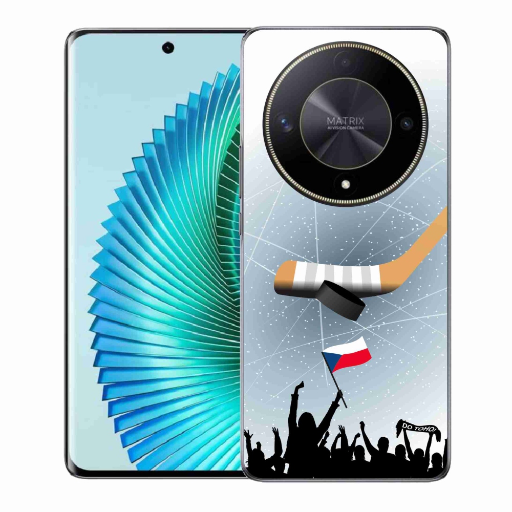 Gelový kryt mmCase na Honor Magic 6 Lite 5G - fanoušci hokeje