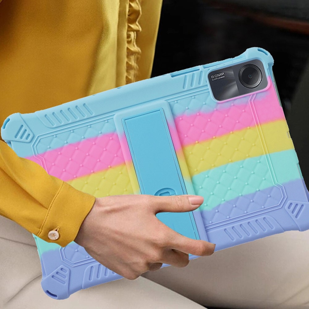 Silikonový kryt s popruhem na Xiaomi Redmi Pad SE - barevný/růžový