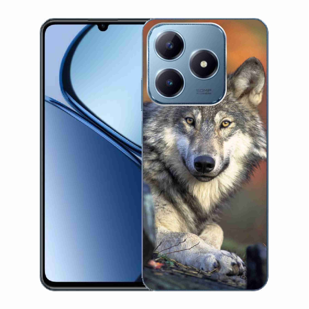 Gelový obal mmCase na Realme C63 - vlk