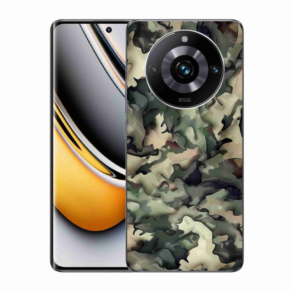 Gelový kryt mmCase na Realme 11 Pro/11 Pro+ - maskáčový vzor 9