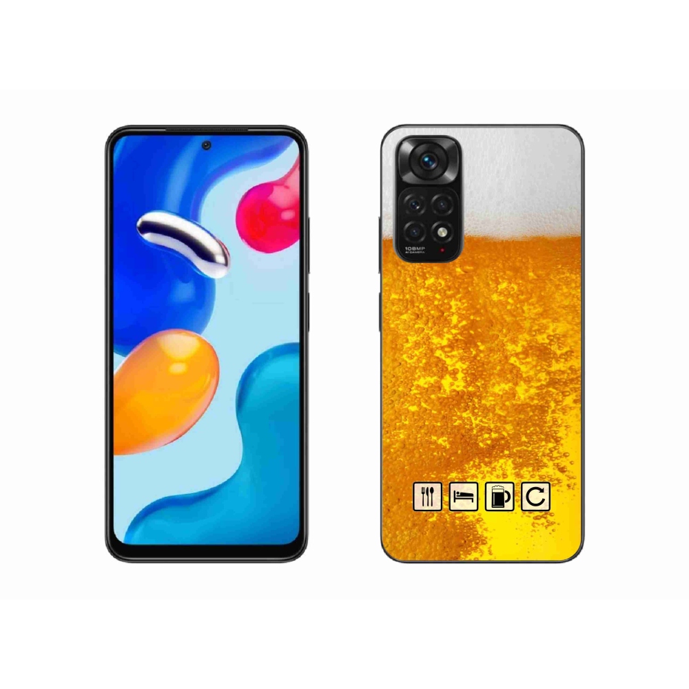 Gelový kryt mmCase na Xiaomi Redmi Note 11S 4G - pivní motiv 3