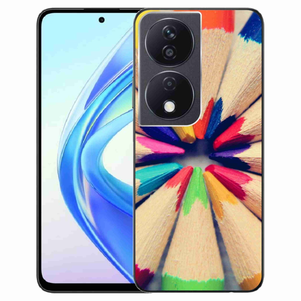 Gelový kryt mmCase na Honor X7b/Honor 90 Smart - pastelky 