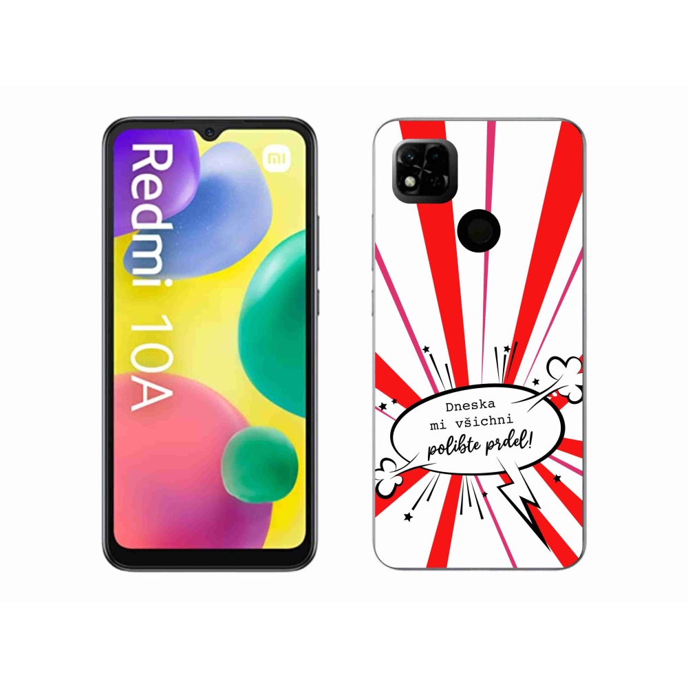 Gelový kryt mmCase na Xiaomi Redmi 10A - vtipný text 15 bílé pozadí