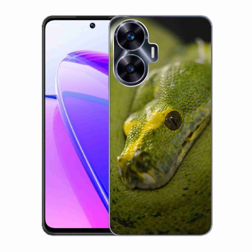 Gelový kryt mmCase na Realme C55 - had 2