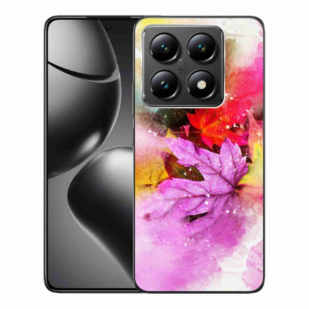 Gelový kryt mmCase na Xiaomi 14T - barevné listy