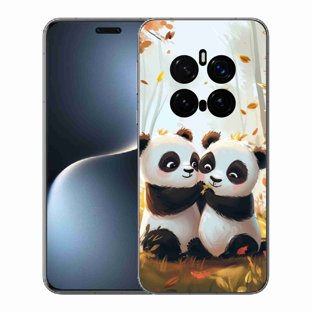 Gelový kryt mmCase na Honor Magic 7 Pro 5G - pandy