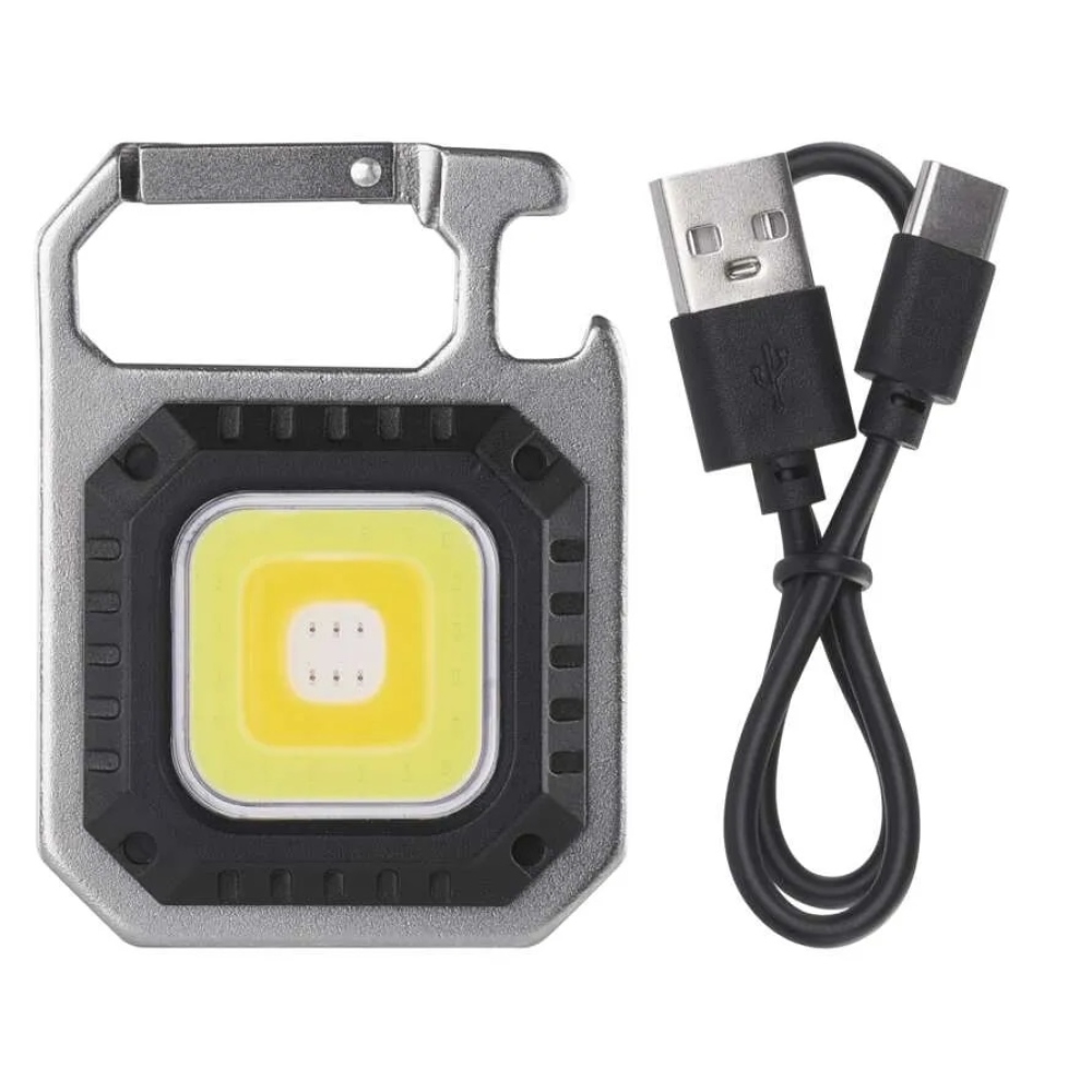 Nabíjecí mini LED svítilna – přívěšek, 750 lm
