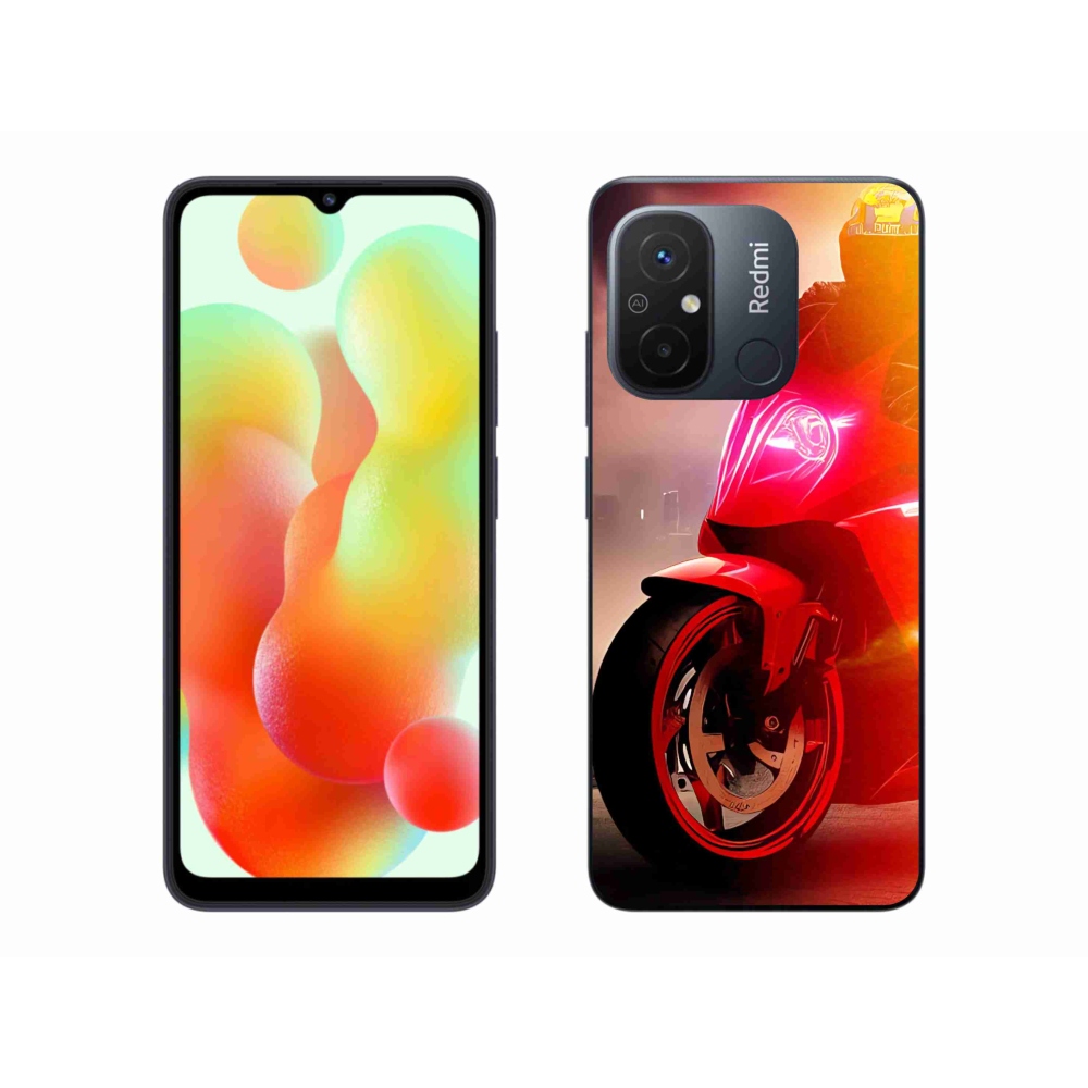 Gelový kryt mmCase na Xiaomi Redmi 12C - motorka