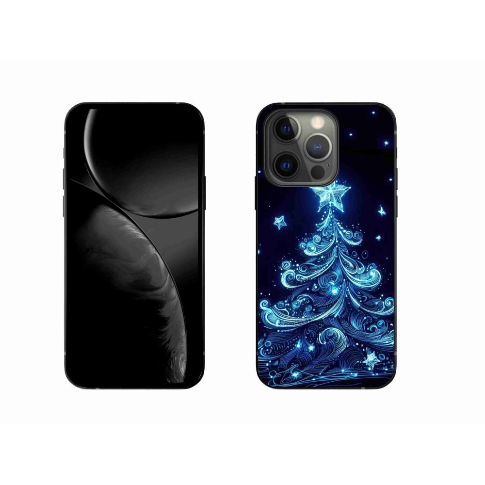 Gelový kryt mmCase na iPhone 13 Pro 6.1 - neonový vánoční stromek 4