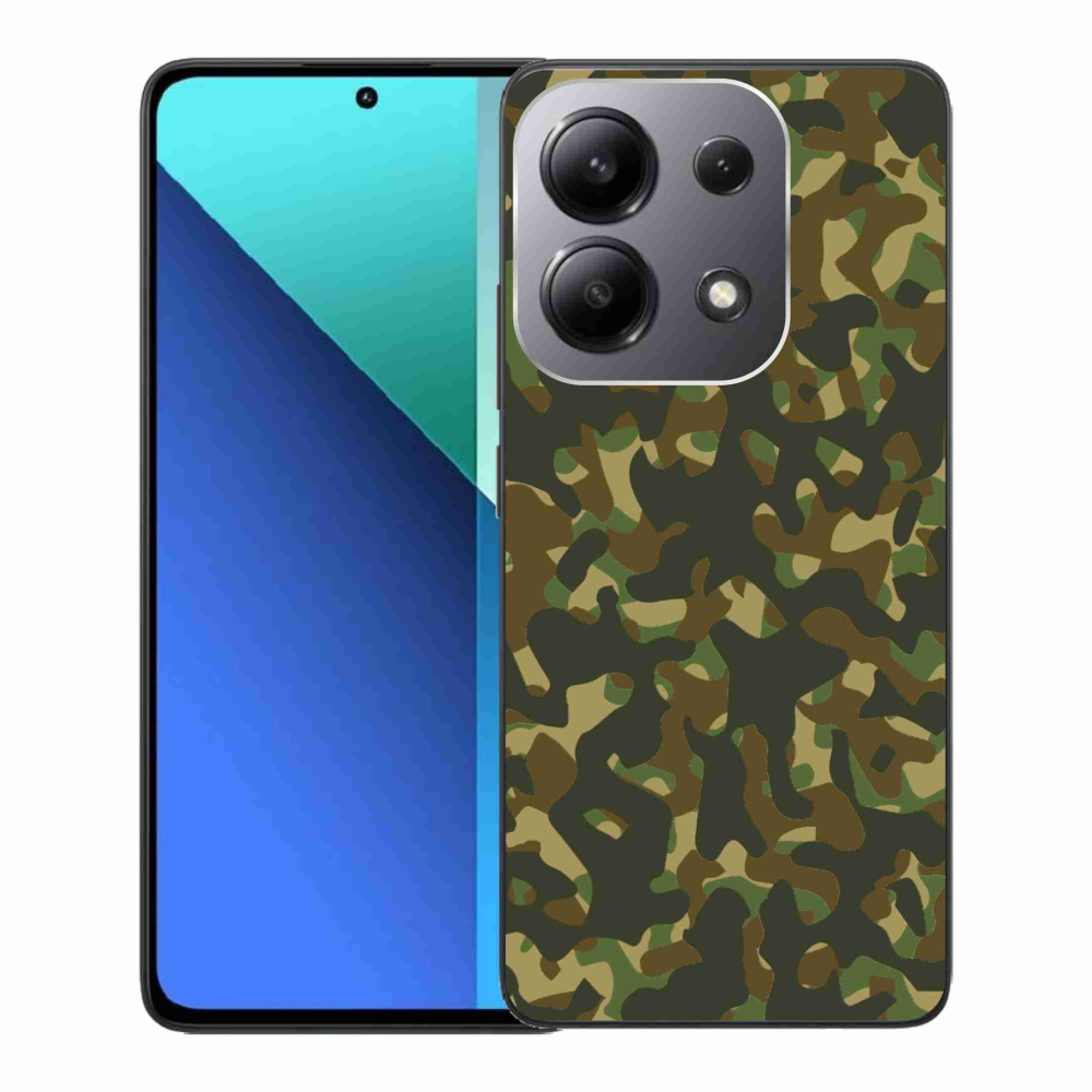 Gelový kryt mmCase na Xiaomi Redmi Note 13 - maskáčový vzor 1
