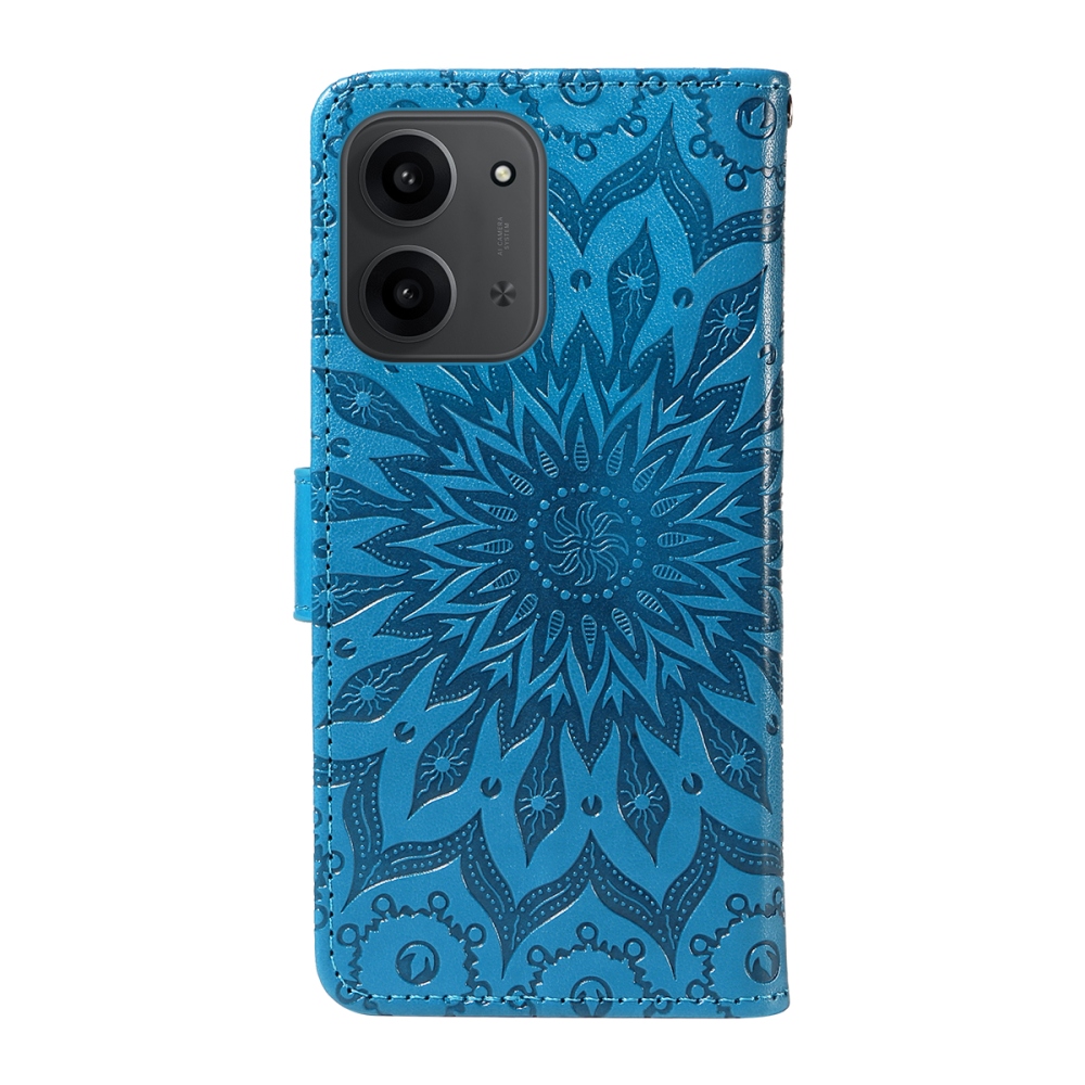 Sunflower knížkové pouzdro na Xiaomi Redmi 15C 4G/5G (173mm) - modré