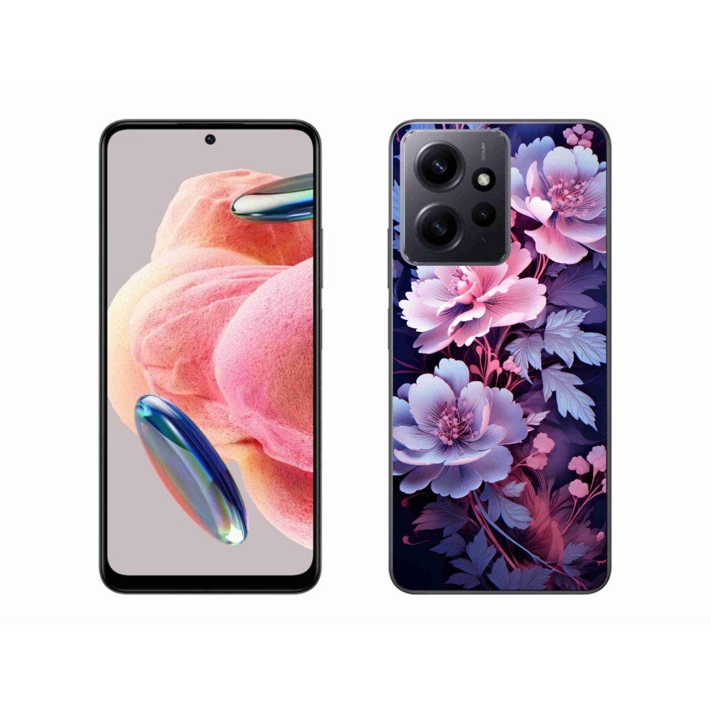 Gelový kryt mmCase na Xiaomi Redmi Note 12 4G - květiny 11
