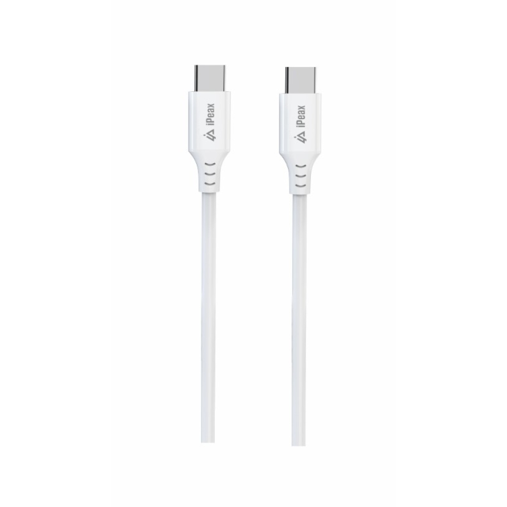 iPEAX TPU kabel USB-A / USB-C 1 m, USB 2.0 - bílý
