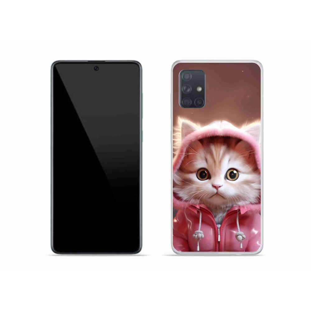 Gelový kryt mmCase na Samsung Galaxy A51 - roztomilé kotě 3