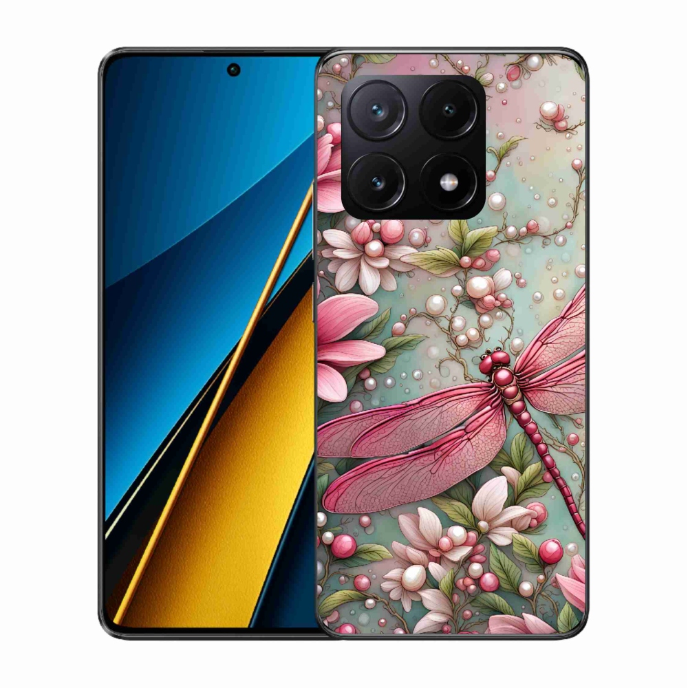 Gelový kryt mmCase na Xiaomi Poco X6 Pro 5G - vážka